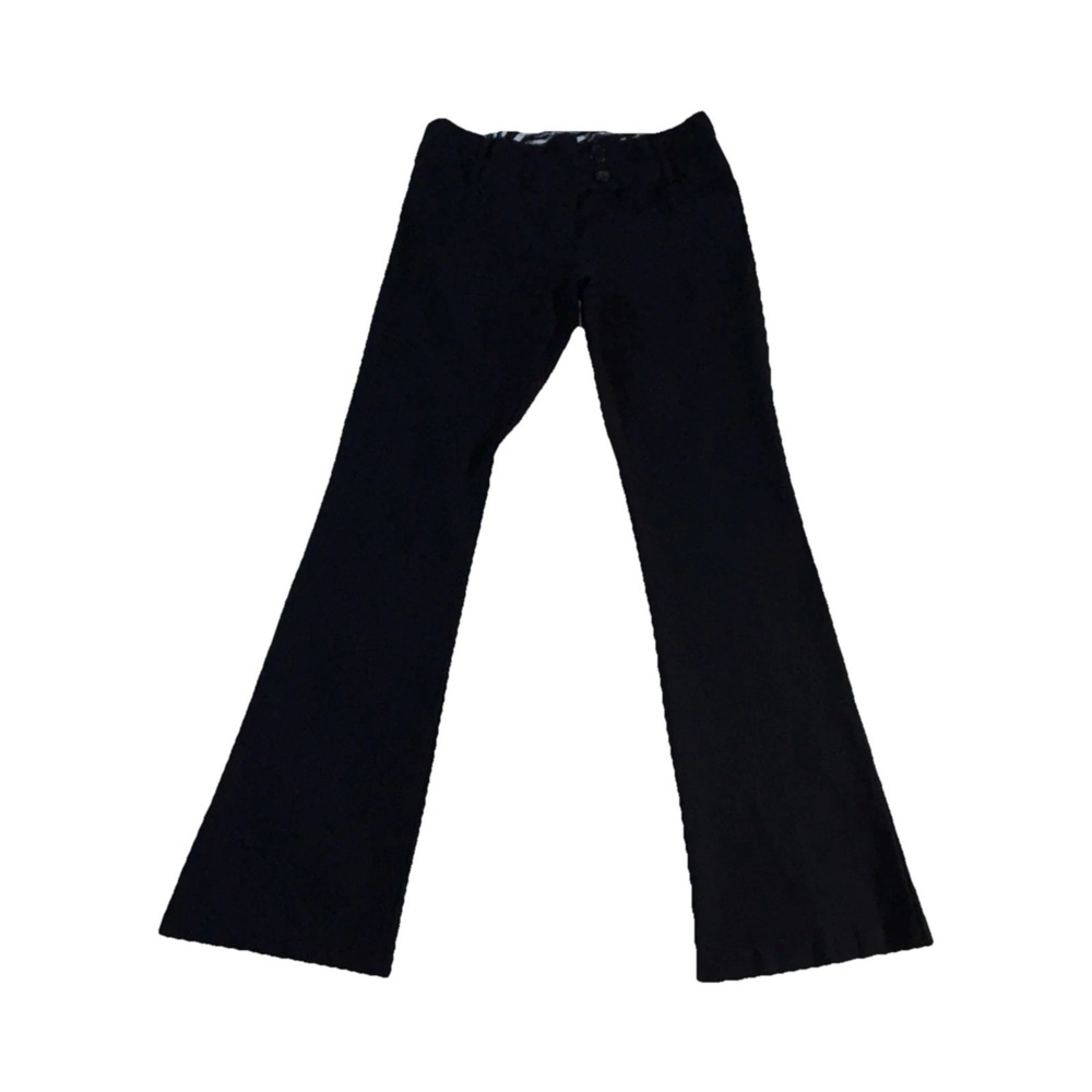 Silhouettes Women's Black Bootcut Ponte Dress Pants Stretch